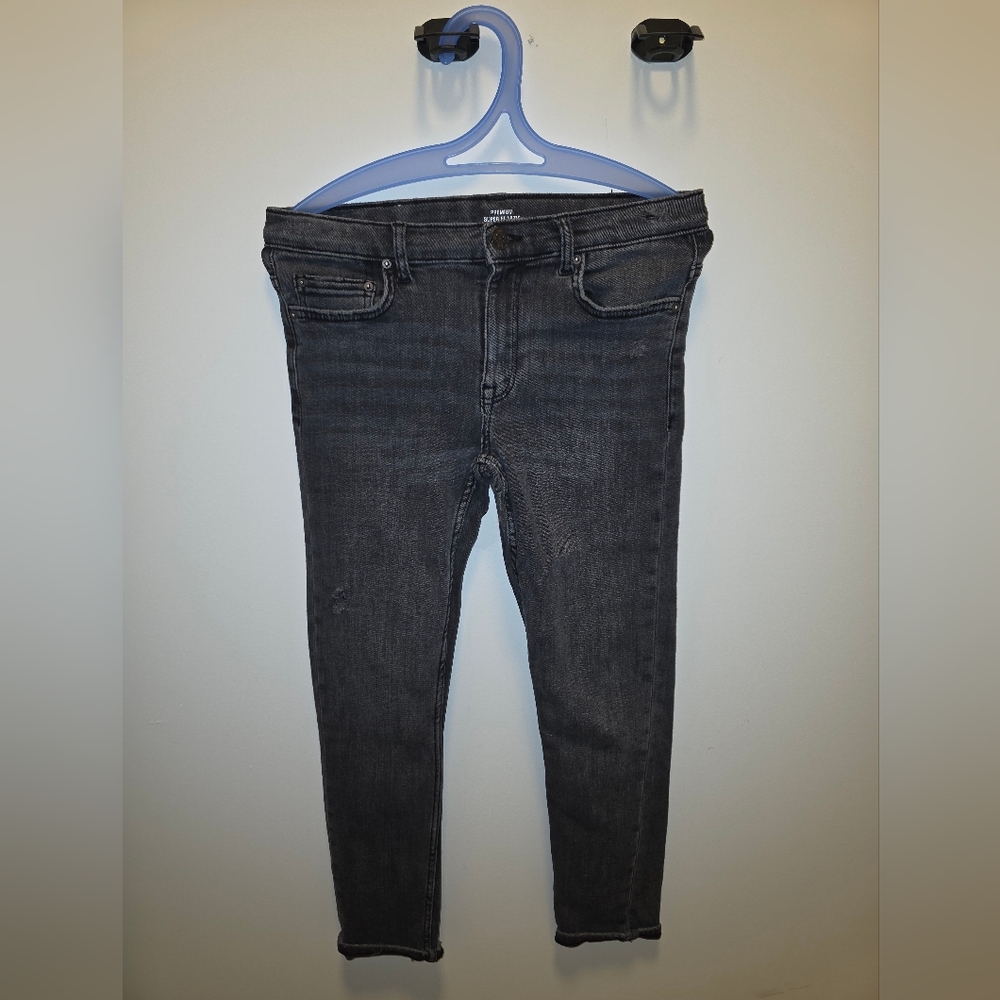Zara Kids Premium Super Elastic Jeans Skinny Distressed US 11 - 12